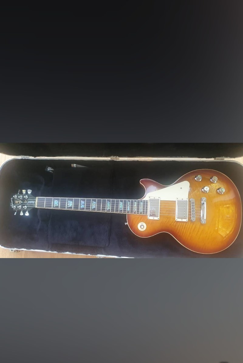 Gibson Les Paul after fret redress and nut adjustment by Fretwork by GB